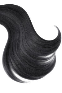 Farbe 1 - 25 glatte Double Drawn Keratin Bonding Extensions 60 cm