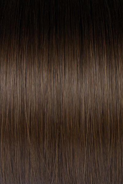 Ombré Farbe Nature L auf 4 - 25 glatte Double Drawn Keratin Bonding Extensions 60 cm