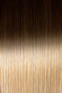 Ombr&eacute; Farbe 6A auf 615 - 25 glatte Double Drawn Keratin Bonding Extensions 50 cm