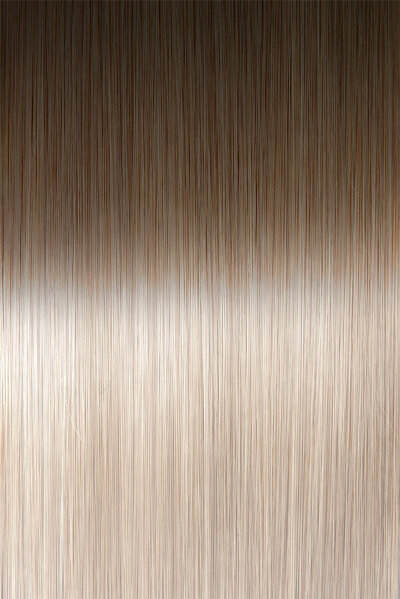 Ombré Farbe 8 auf 60 - 25 glatte Double Drawn Keratin Bonding Extensions 50 cm