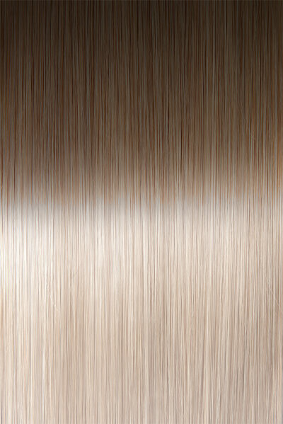 Ombré Farbe 8 auf 60 - 10 glatte Double Drawn Tape Extensions 50 cm