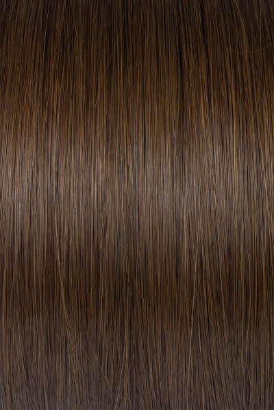 Farbe 4 - 25 glatte Double Drawn Keratin Bonding Extensions 50 cm