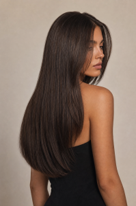 Tape Extensions &ndash; Farbe 2 &middot; Schokobraun...