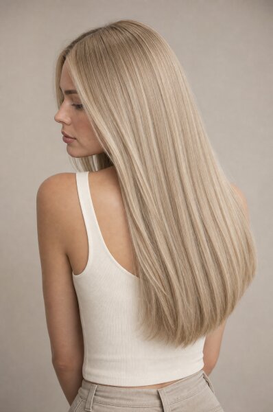 Tape Extensions – Farbe 616 · Aschdunkelblond – 50 cm
