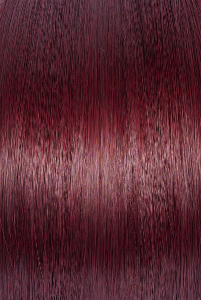 Tape Extensions – Farbe 99J · Dunkles Cherryred – 50 cm