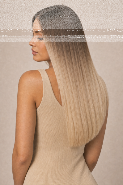 Tape Extensions – Farbe 7/22 · Dunkelaschblond / Hellblond – 60 cm