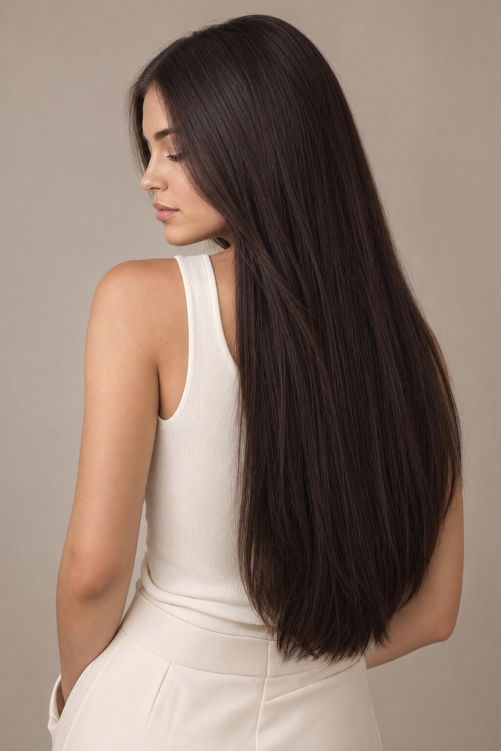 Bonding Extensions in Farbe 1B Dunkelbraun